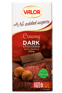 Sôcôla Creamy dark with Truffle, không thêm đường, hiệu Valor – mã: SCL6532