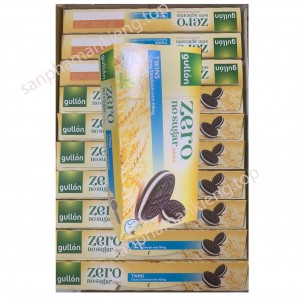 MỘT THÙNG 10 GÓI BÁNH QUY GULLON ĂN KIÊNG KHÔNG ĐƯỜNG KEM VỊ SÔCÔLA MÃ 4393