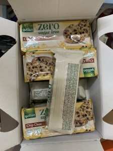 Một thùng 12 gói Bánh cookie GULLON không đường Chip Choco (GULLON Zero sugar free Chip Choco Cookie)
