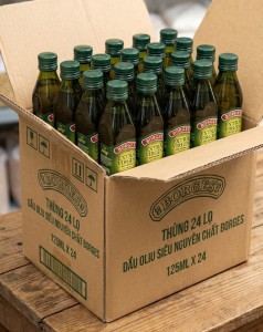 24 lọ Dầu Ô liu siêu nguyên chất Borges 125ML, mã: 0067